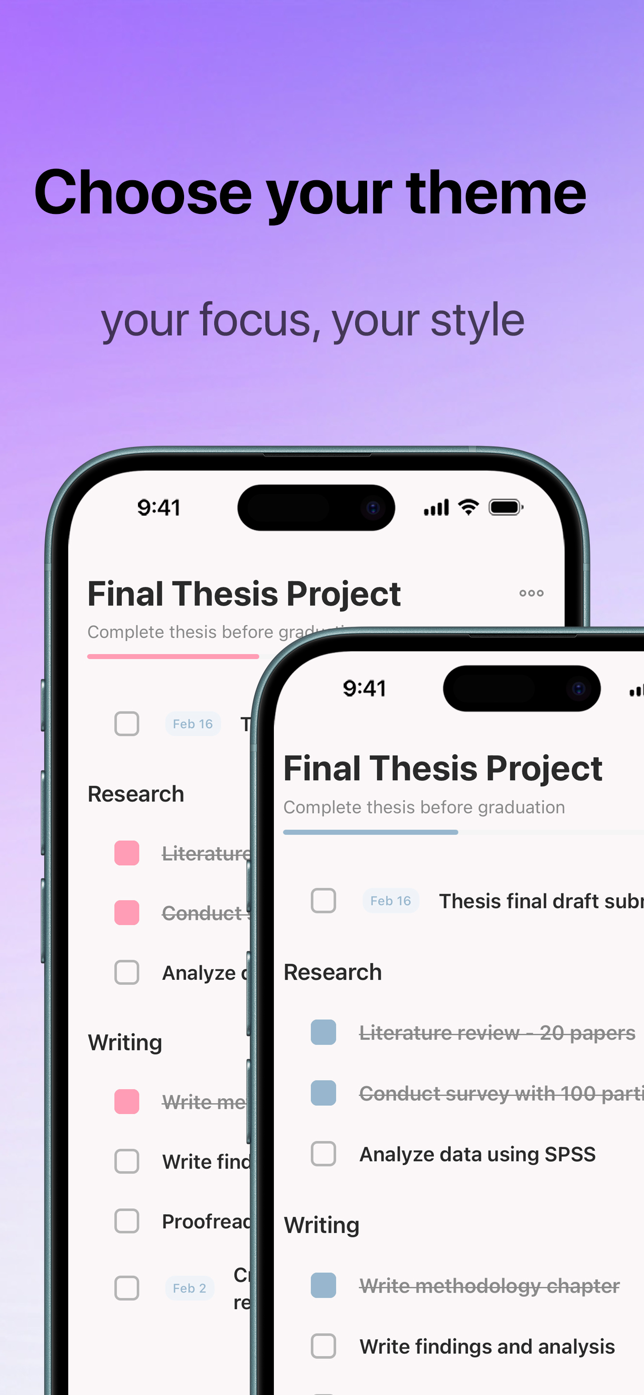 Orgazized3 - daily planner screenshot 3