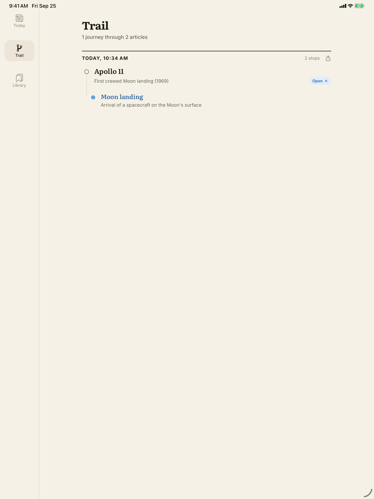 Screenshot 11 of WikiReader: Reading Trails