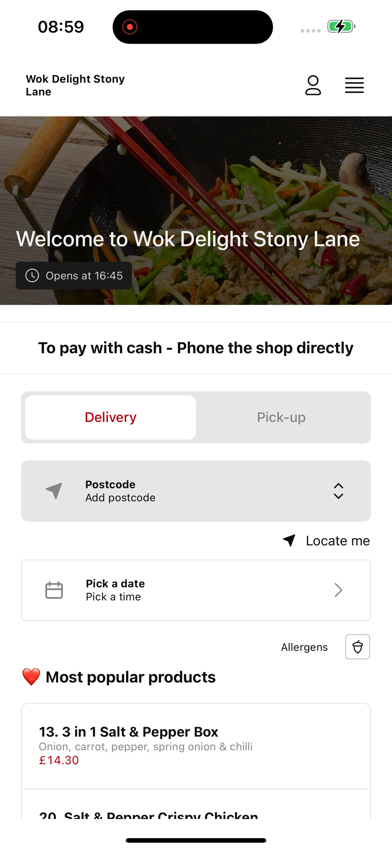 Wok Delight UK screenshot 5