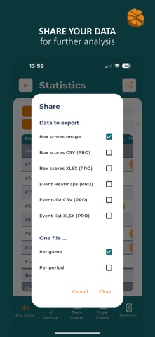 Statastic Basketball Tracker Screenshot 8 of 10