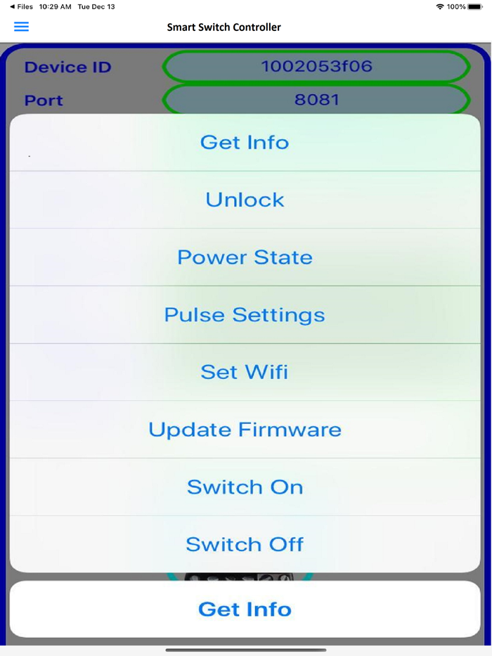 Smart Switch Control