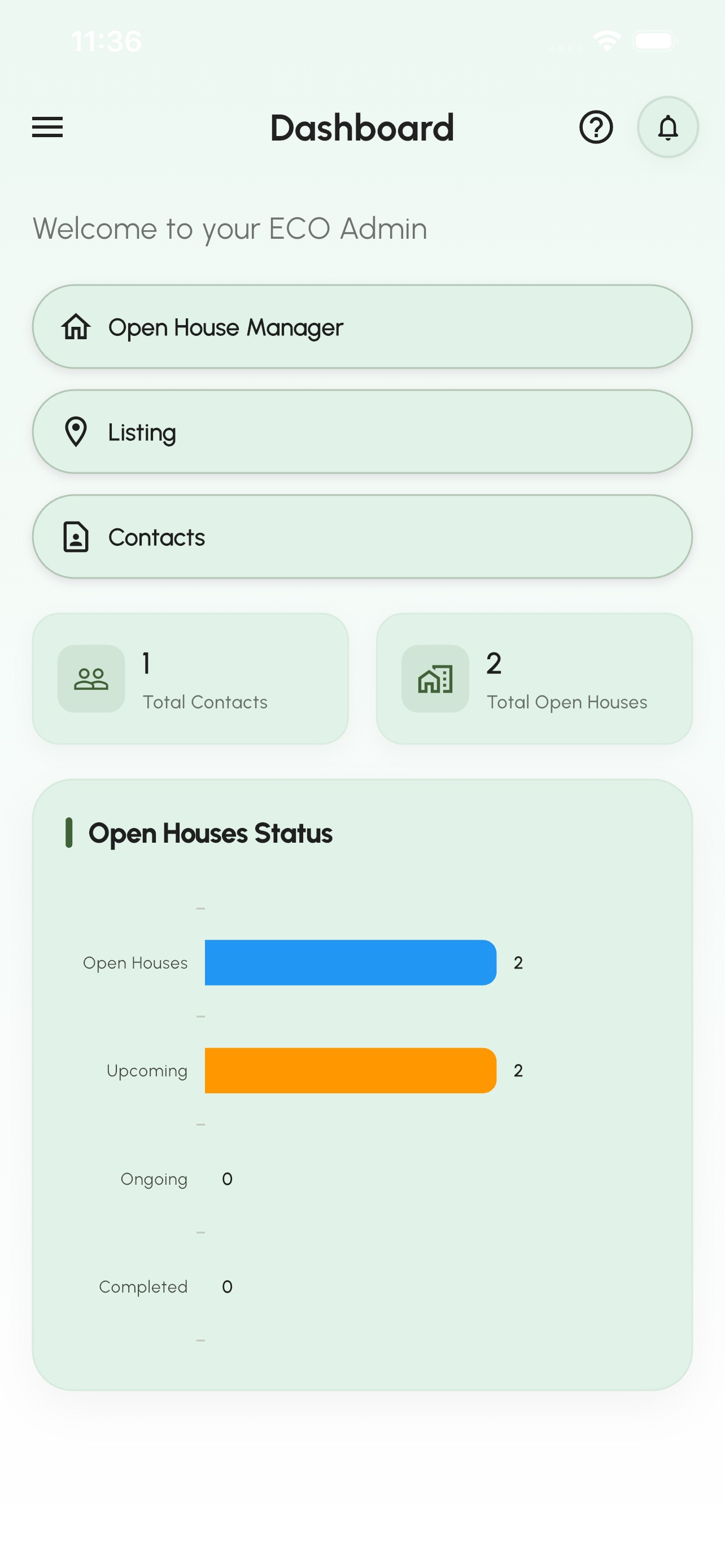 Screenshot 1 of Eco Admin