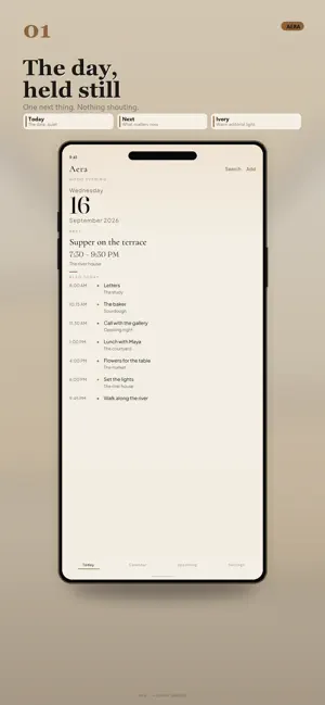 Calendar Agenda Planner - Aera screenshot 1