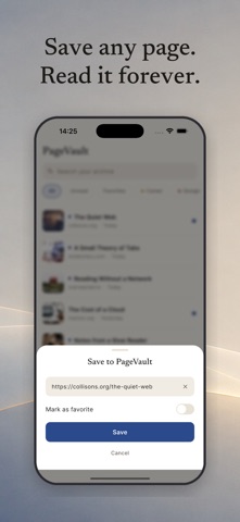 PageVault: Offline Reader Screenshot 1 of 6