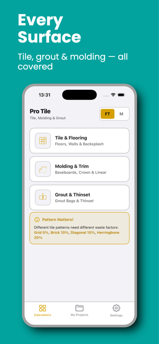 Pro Tile: Layout & Flooring Screenshot 1 of 4