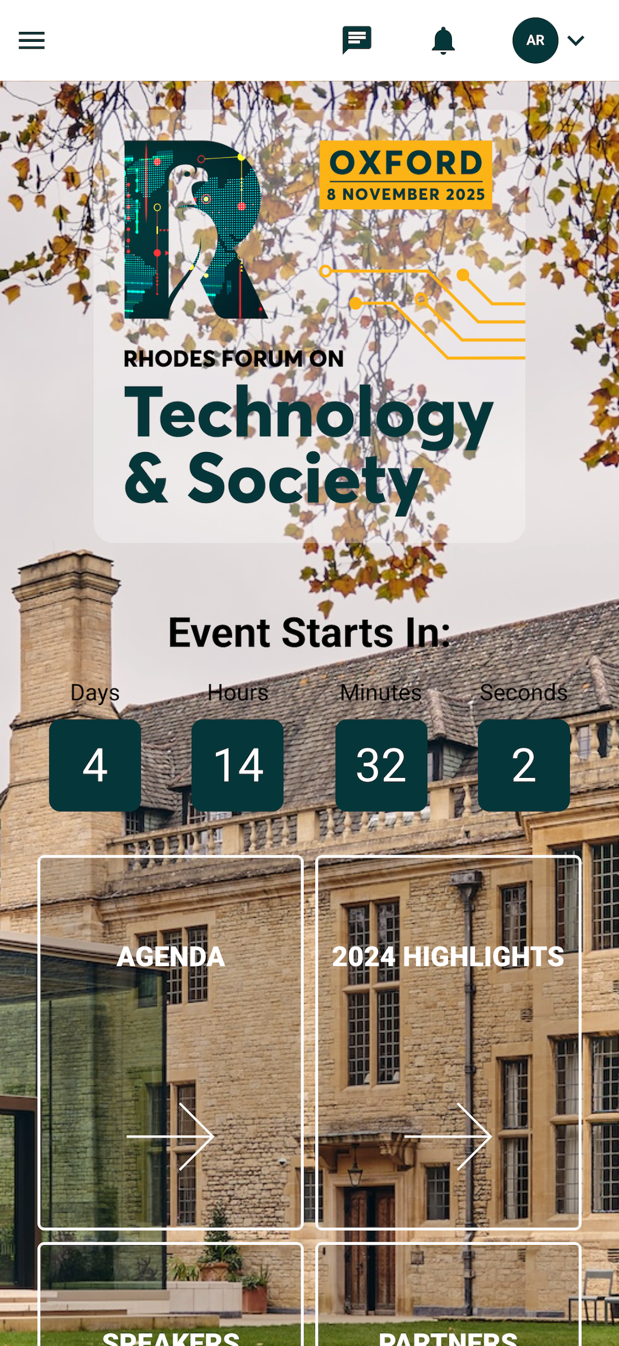 Rhodes Trust Events
