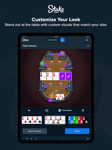 Stake US - Poker iPad screenshot