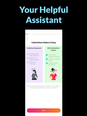 CalorieHero iPad screenshot