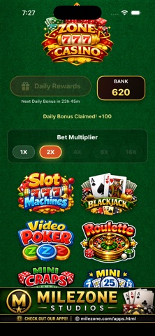 Zone Casino iPhone screenshot