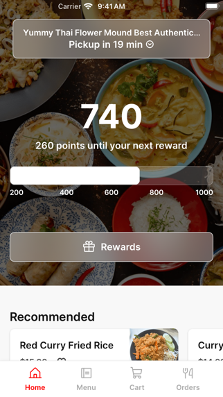 Yummy Thai Flower Mound iPhone screenshot 1 - Food & Drink app