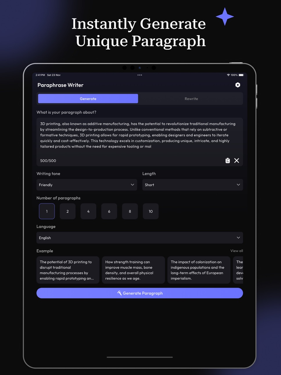 iPad screenshot