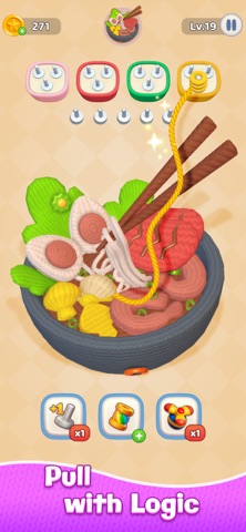 Yarn Pull 3D iPhone screenshot