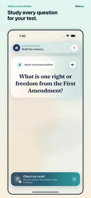 Civisay: Citizenship Interview screenshot 4