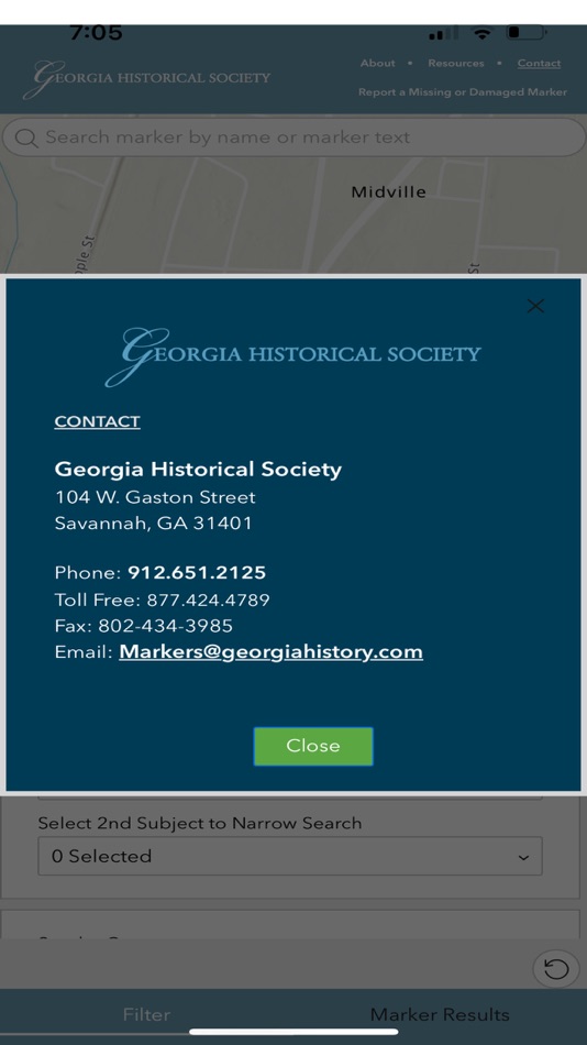 #4. Georgia's Historical Markers (iOS) By: Georgia Historical Society