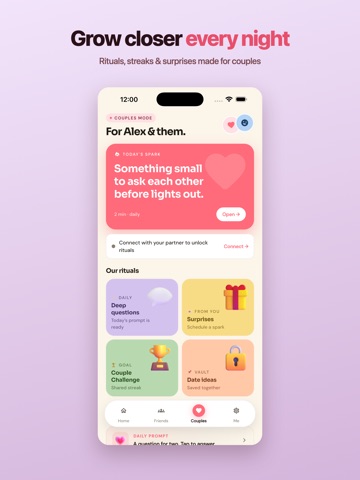 DareNite: AI Couple Party Game iPad screenshot