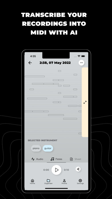 Screenshot #3 pour KODAI - Audio to midi