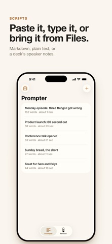 Lozenge: Voice Teleprompter screenshot 3