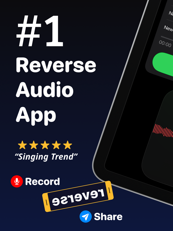 Reverse Audio: Voice Changer app screenshot