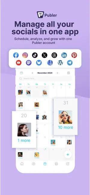 Publer: Social Media Tools iPhone screenshot 3