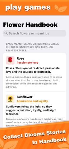 Flower Sort  Language iPhone screenshot