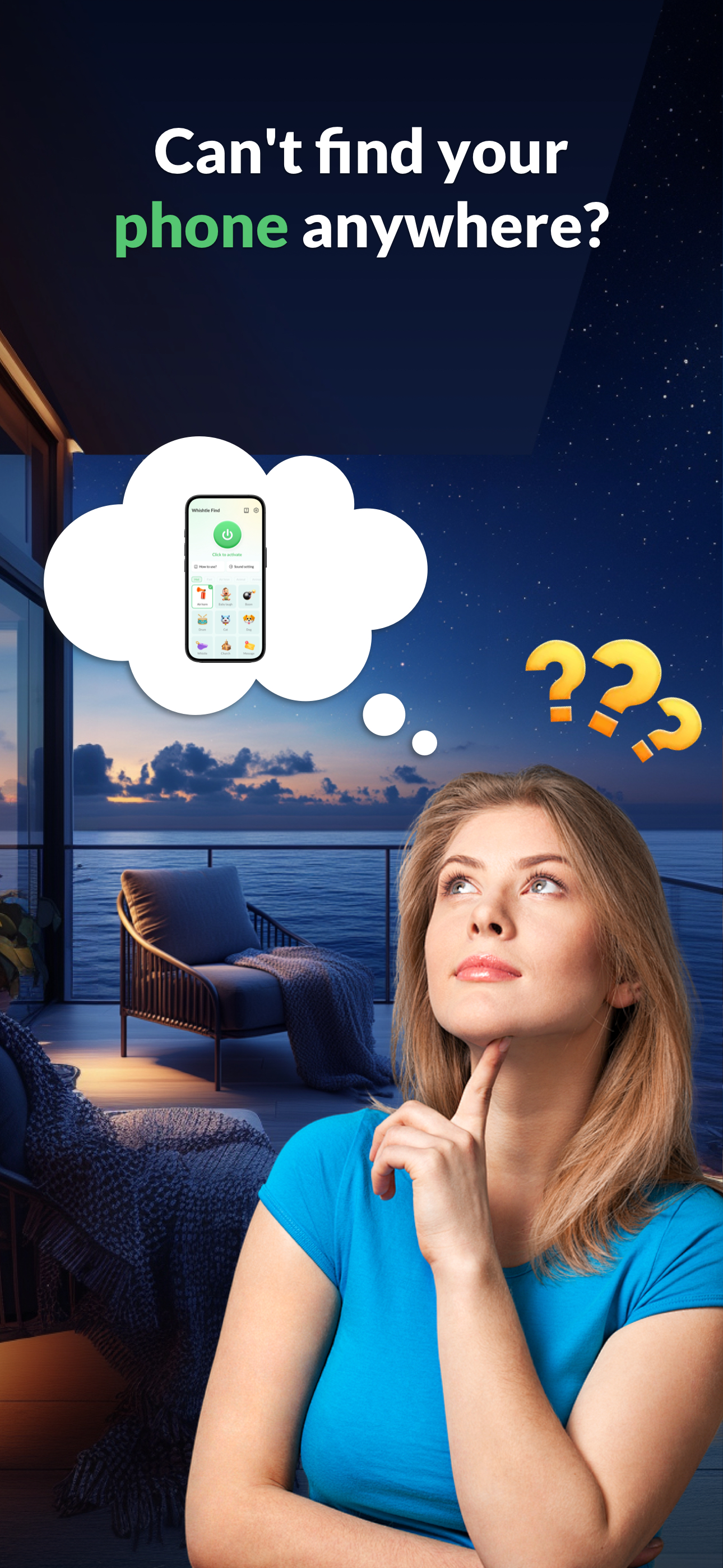 Whistle - Find phone by clap