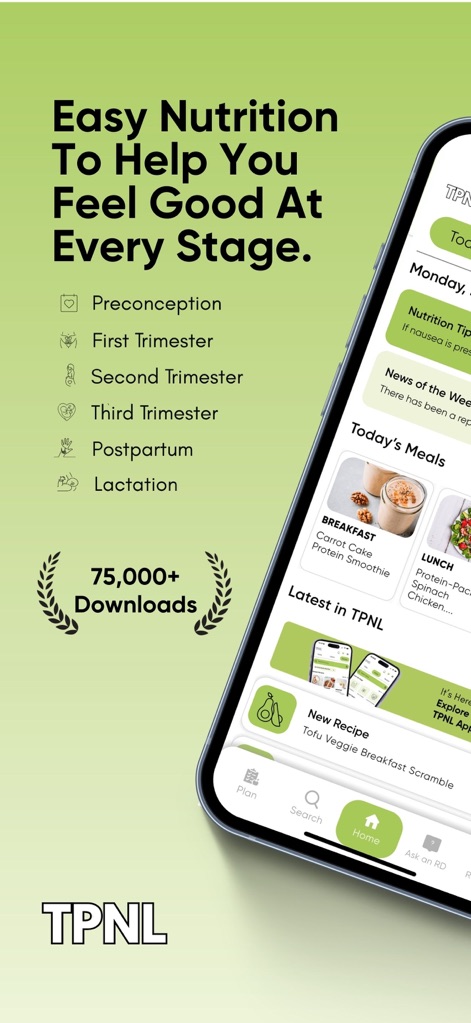 The Prenatal Nutrition Library - Health & Fitness App | MWM