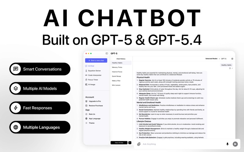 ChatIn · AI Chatbot Assistant iPhone screenshot