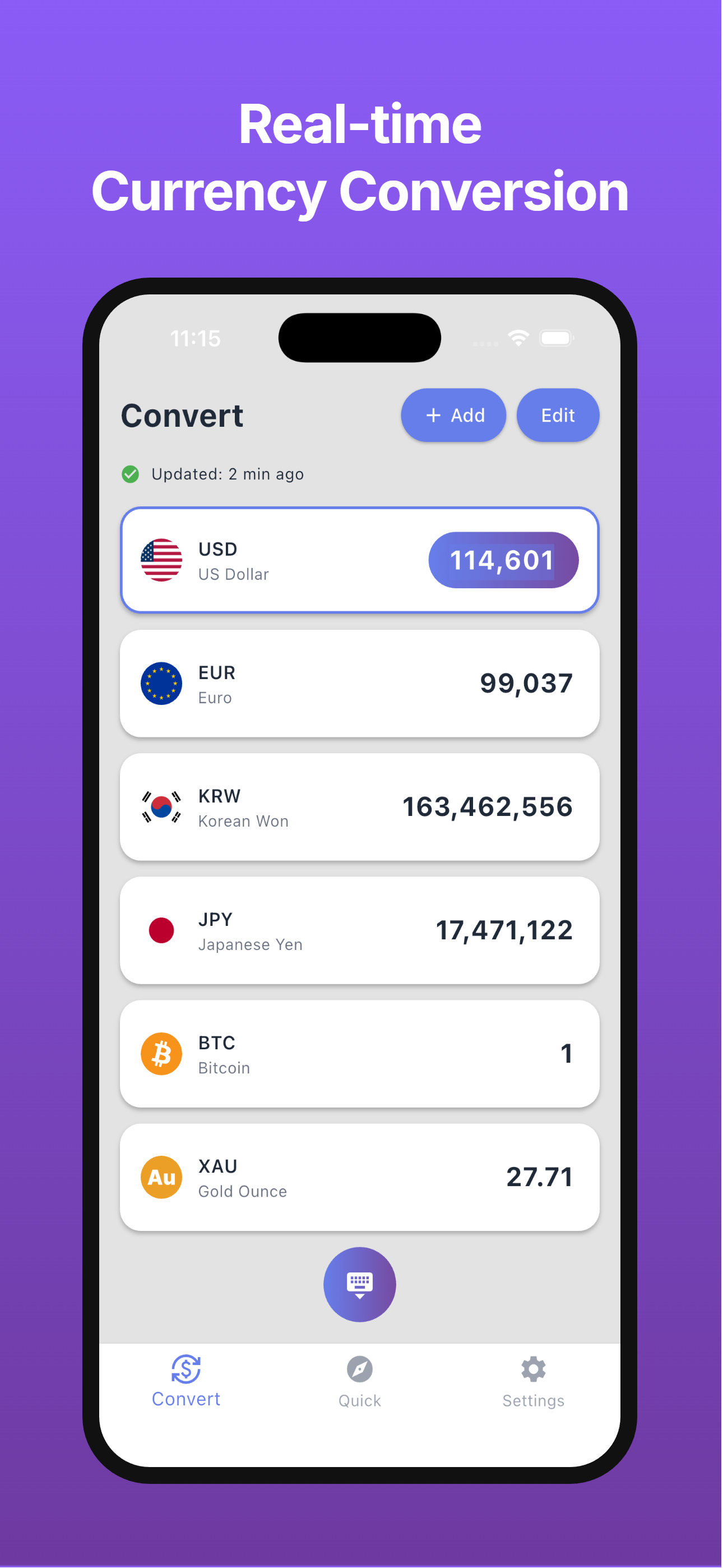 Currency Converter Widget Pro