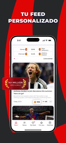 Fútbol Latino - App Deportes screenshot