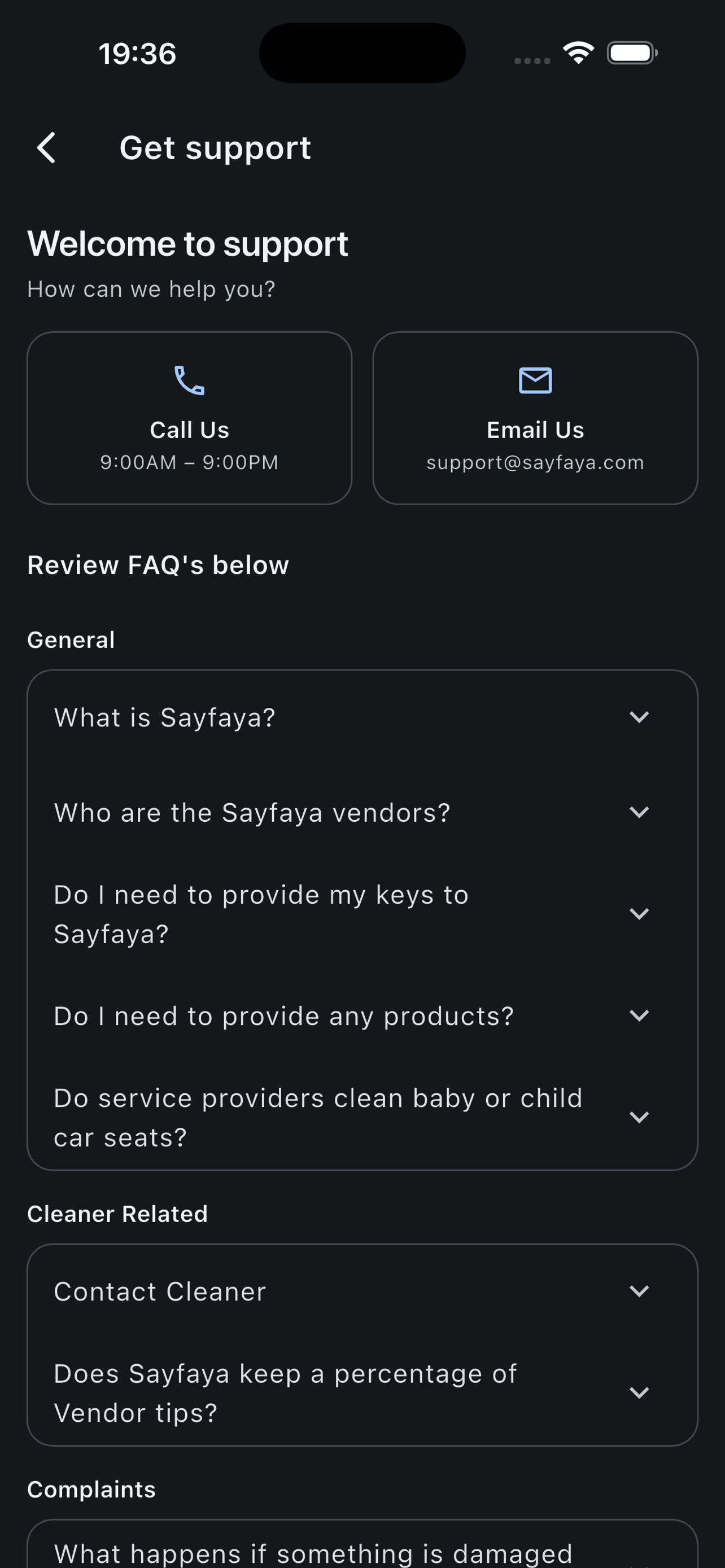 SayFaya Vendor screenshot 10