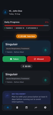 DoseMate - Never miss a dose Screenshot 1 of 7