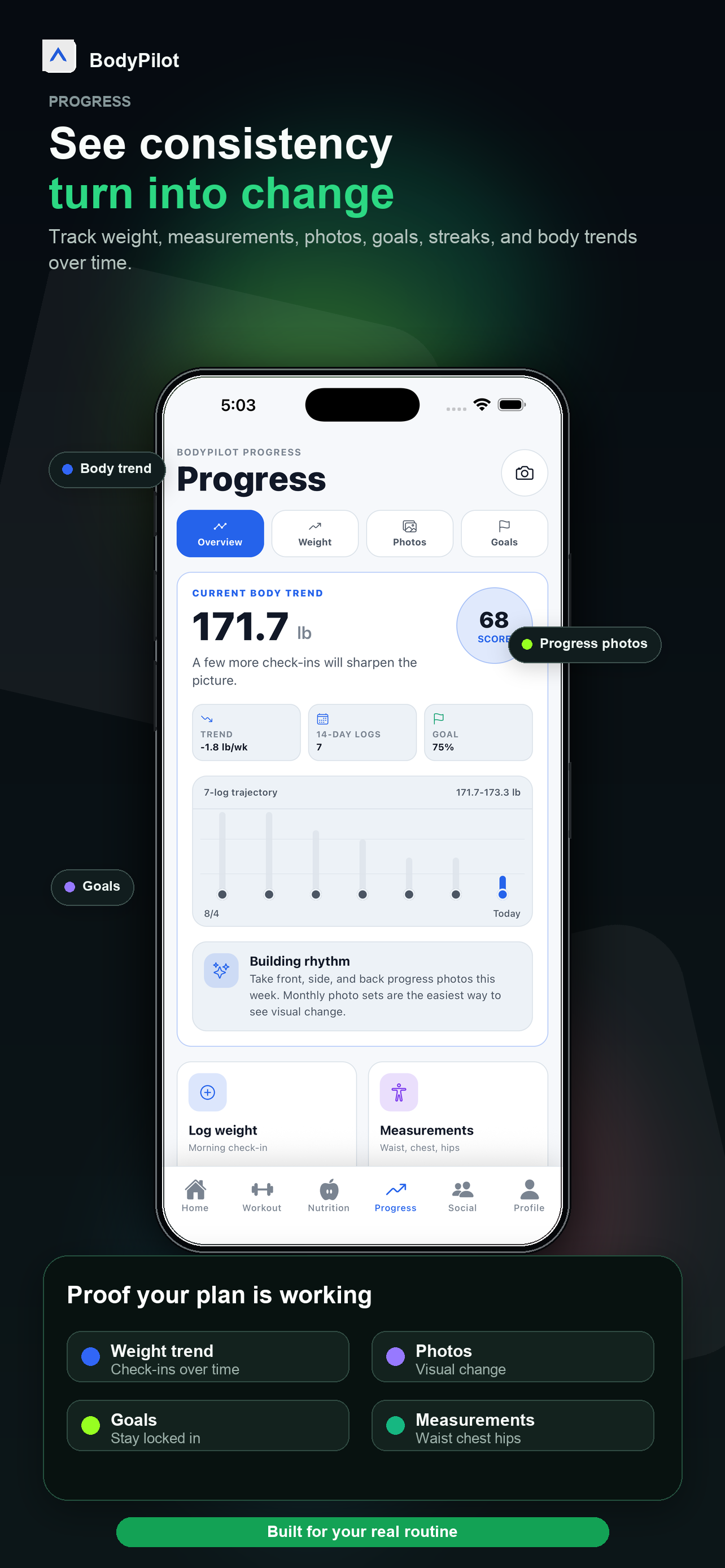 BodyPilot: AI Fitness screenshot 5