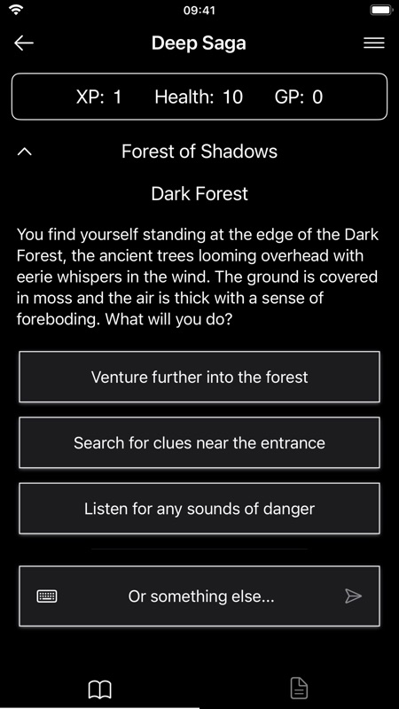 Deep Saga: RPG Textual con IA screenshot 2