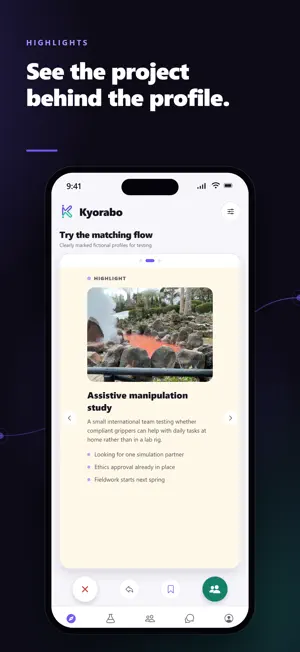 Kyorabo-Research Collaboration screenshot 2
