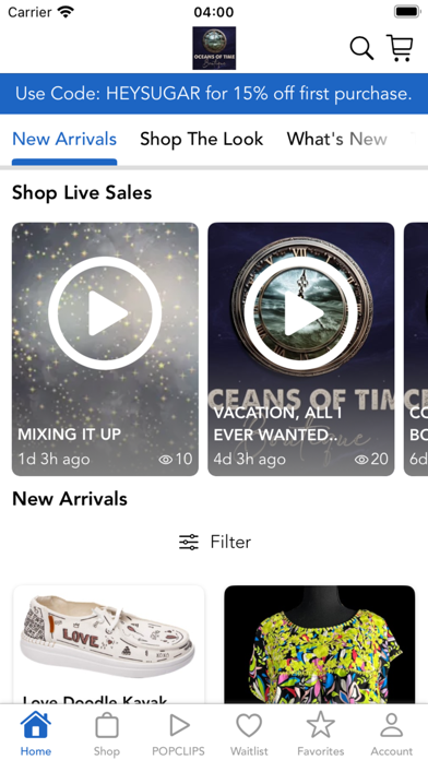 Oceans of Time Boutique LLC Screenshot