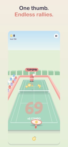 Rally Rush: Endless Tennis screenshot 5