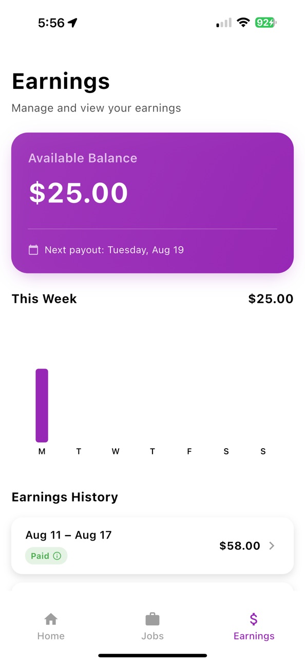 iPhone screenshot