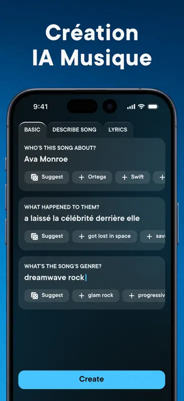 Overdub: AI Music Generator screenshot 3 of 6