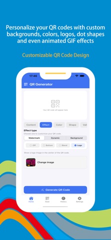 Wonder QR - QR Scanner iPhone screenshot