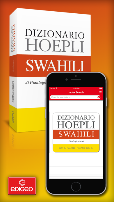 Screenshot #1 pour Dizionario Swahili Hoepli
