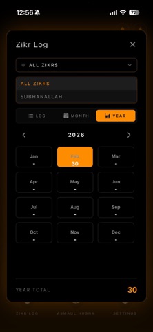 Tasbih Dhikr Counter screenshot