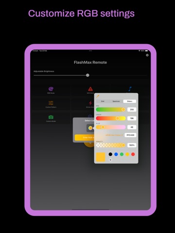 Flashlight + Magnifying Glass iPad screenshot