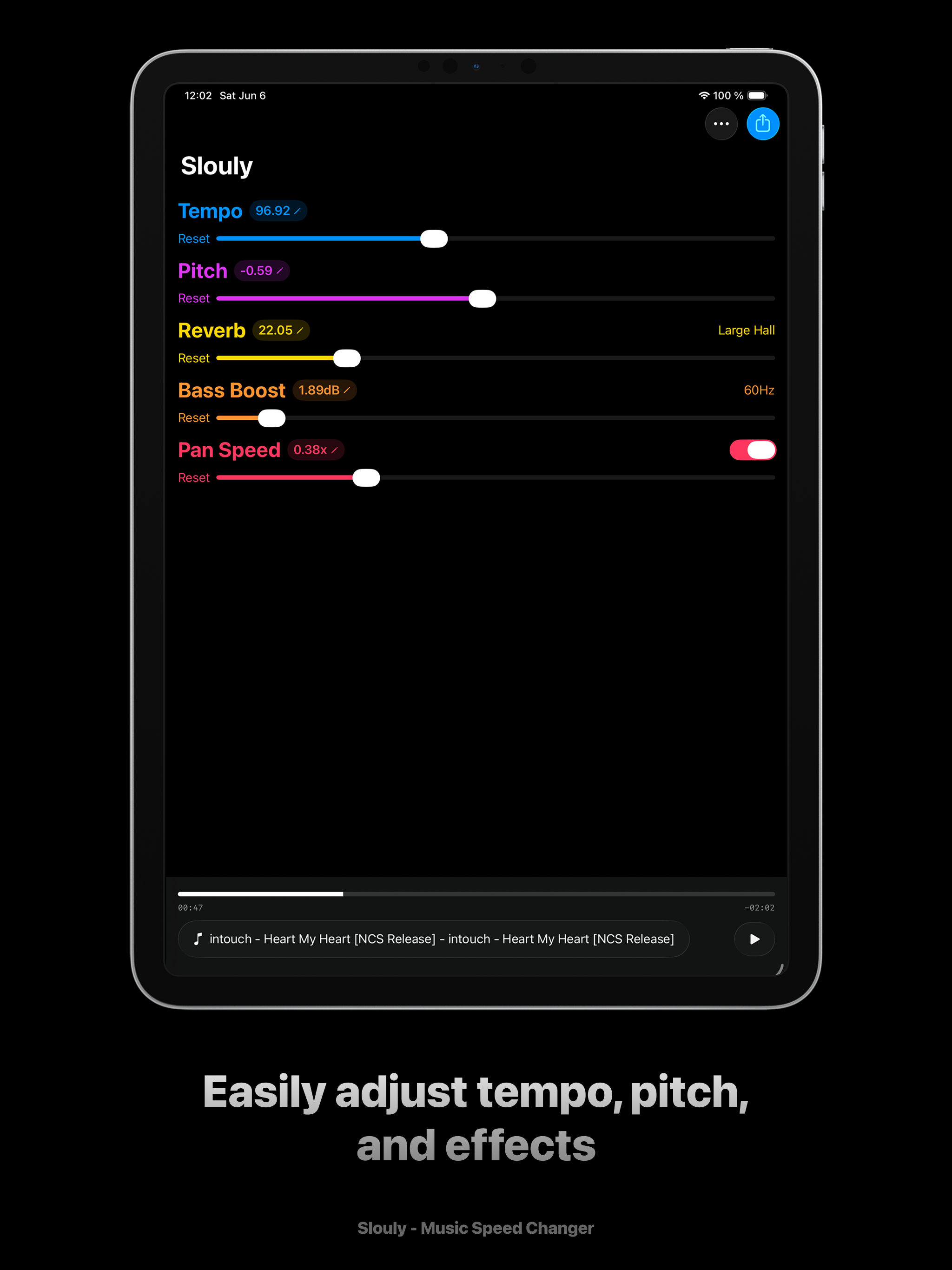 Music Speed Changer - Slouly