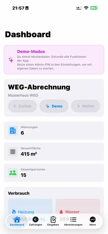 Hausverwaltung -WEG Abrechnung screenshot 2 of 10