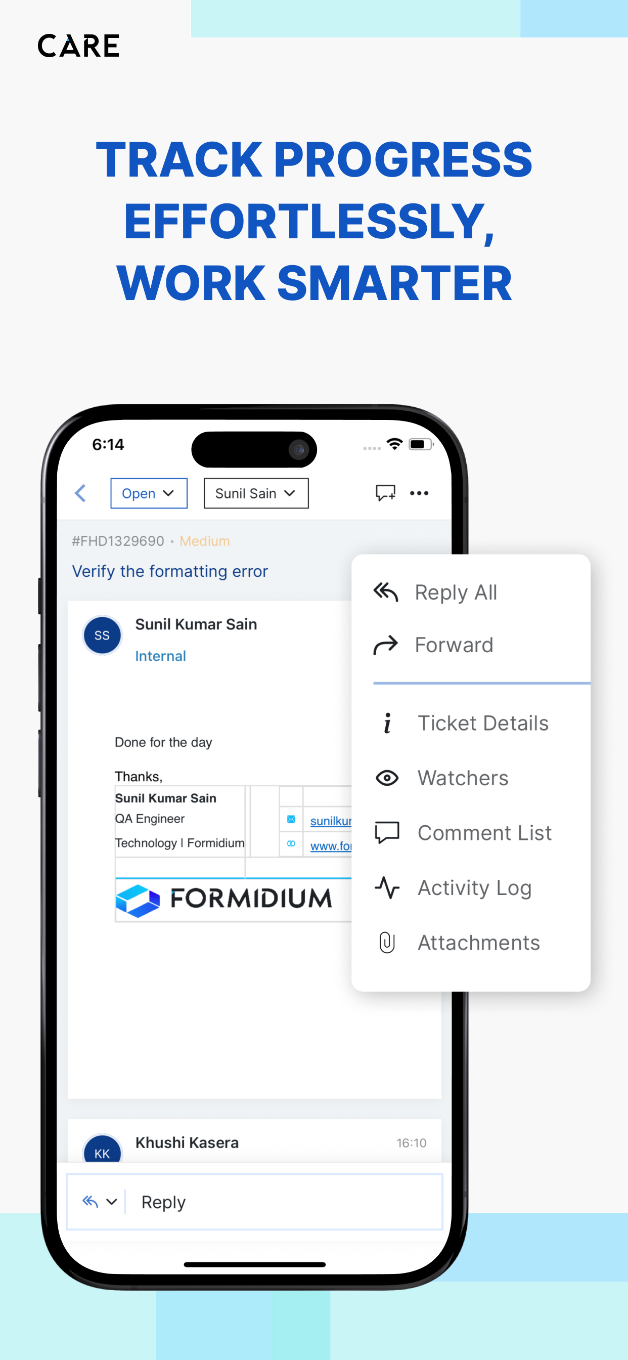 Formidium Care screenshot 3