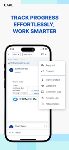 Formidium Care screenshot