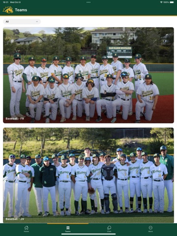 San Marin Athletics iPad screenshot