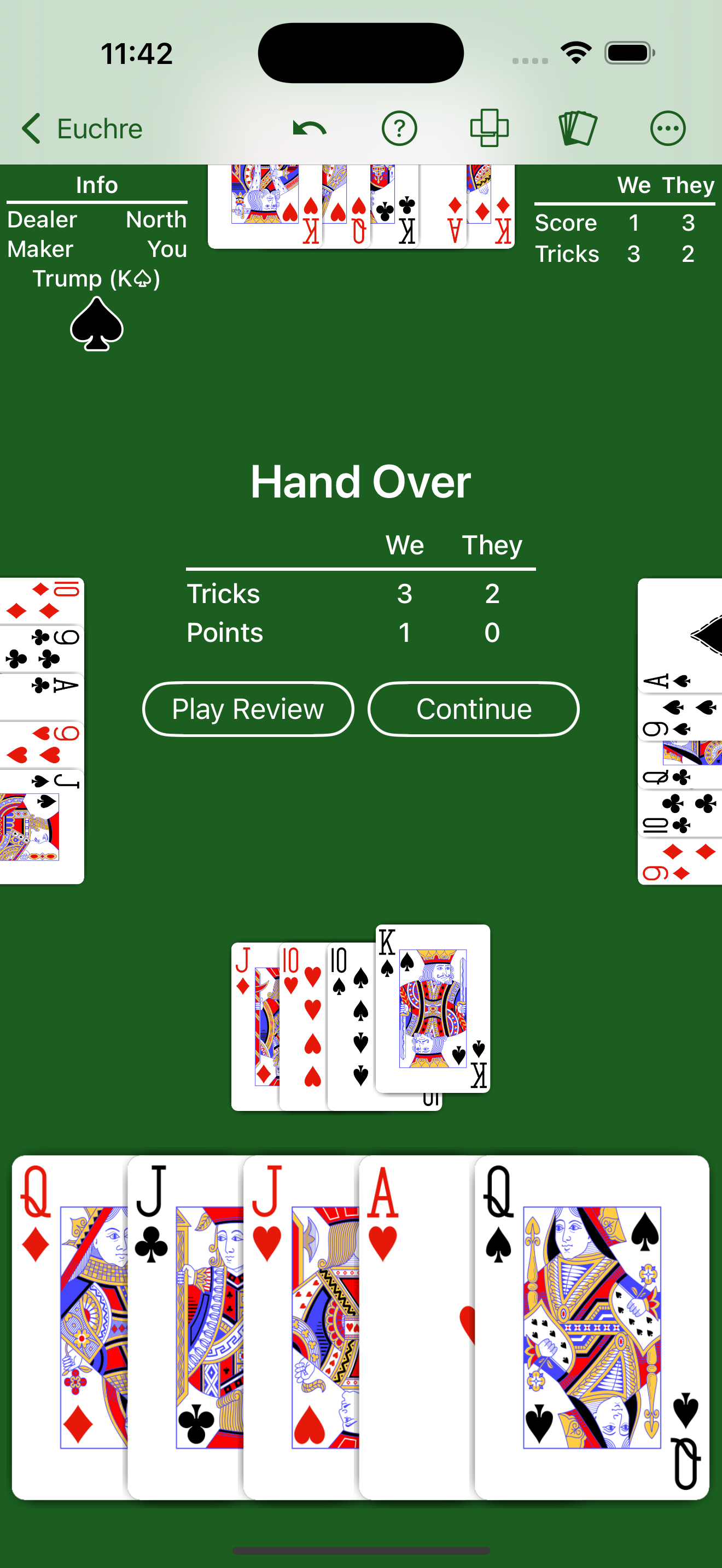 Euchre - Expert AI screenshot 2