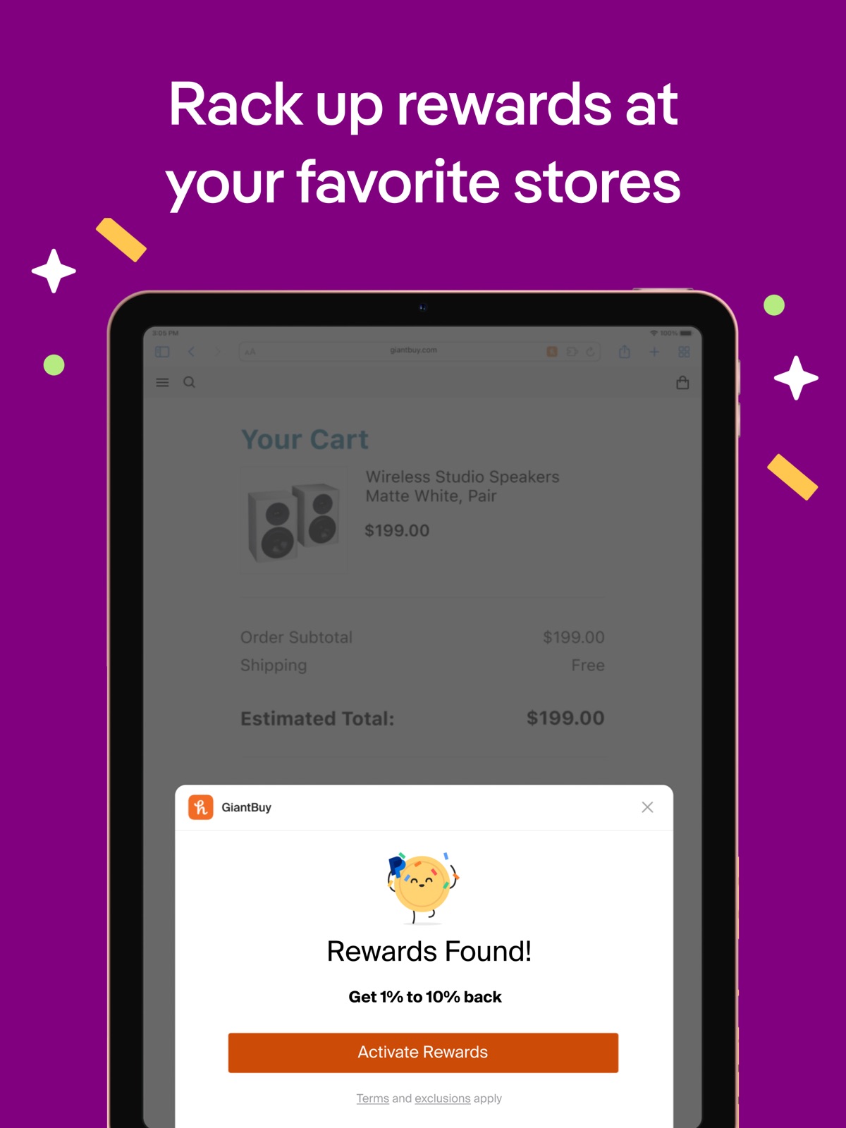 PayPal Honey: Coupons, Rewards ipad screenshot 3