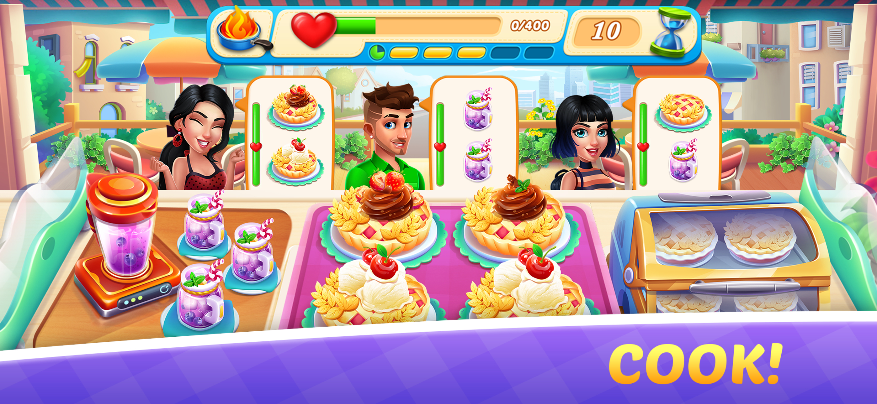 Cooking Train - Food Games